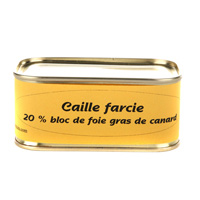 Caille farcie 20 % de Foie gras