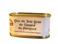 Bloc de Foie gras de Canard   Origine PERIGORD 130G