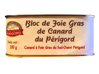 Bloc de Foie gras de Canard  Origine PERIGORD 200G