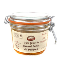 Foie gras de Canard entier  Origine PERIGORD 450g